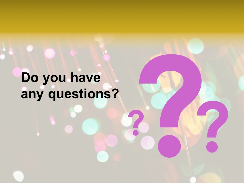 Concept Yellow Party PowerPoint Template