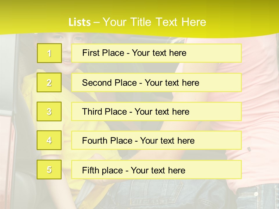 Mom Caucasian Portrait PowerPoint Template