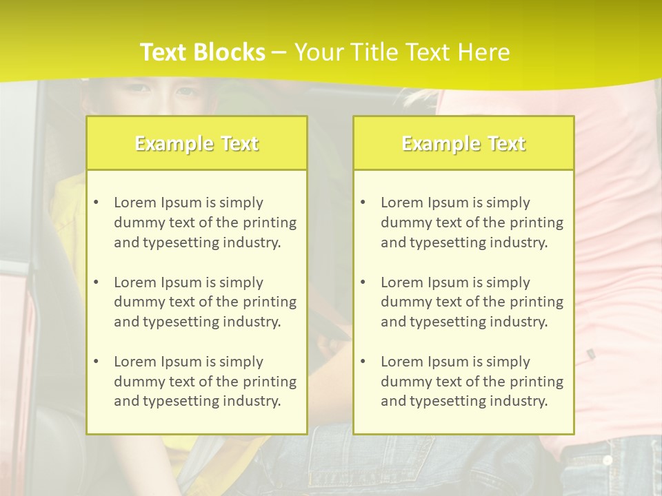 Mom Caucasian Portrait PowerPoint Template