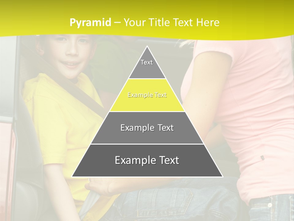 Mom Caucasian Portrait PowerPoint Template