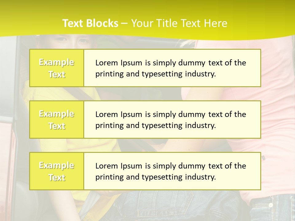 Mom Caucasian Portrait PowerPoint Template