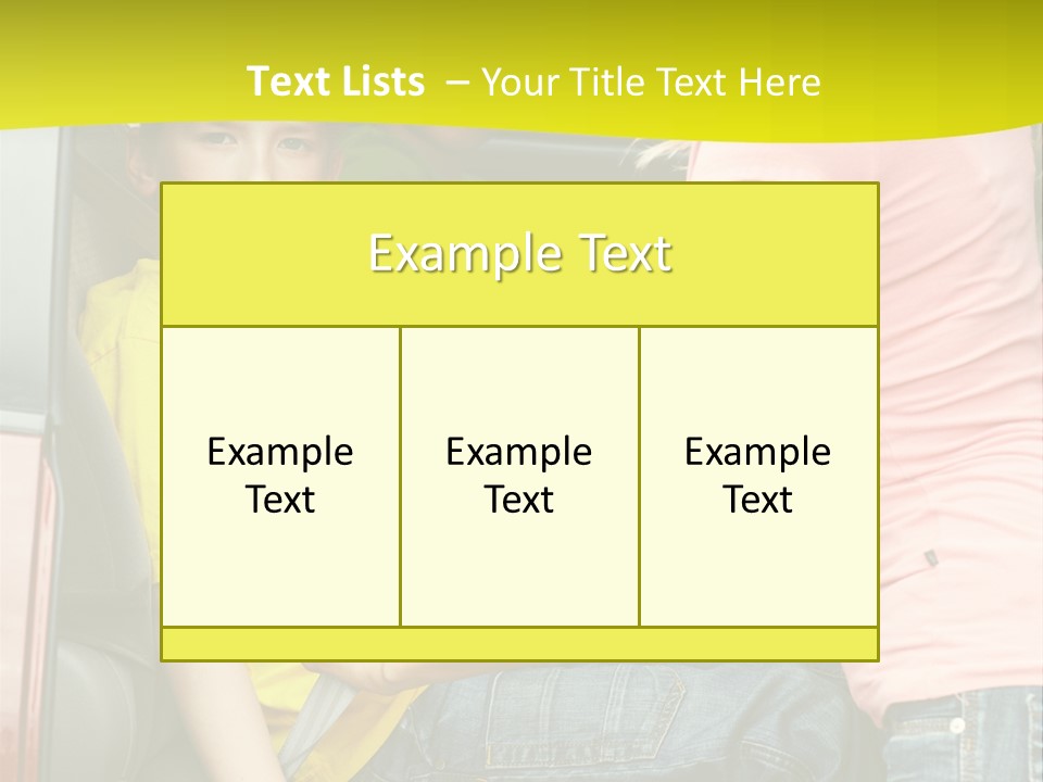 Mom Caucasian Portrait PowerPoint Template