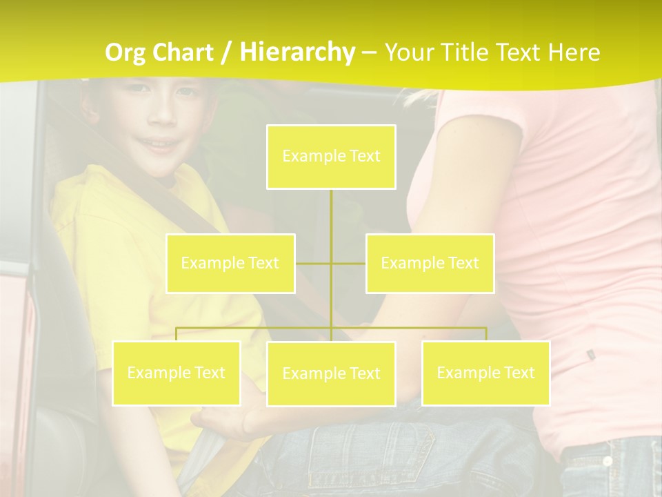 Mom Caucasian Portrait PowerPoint Template