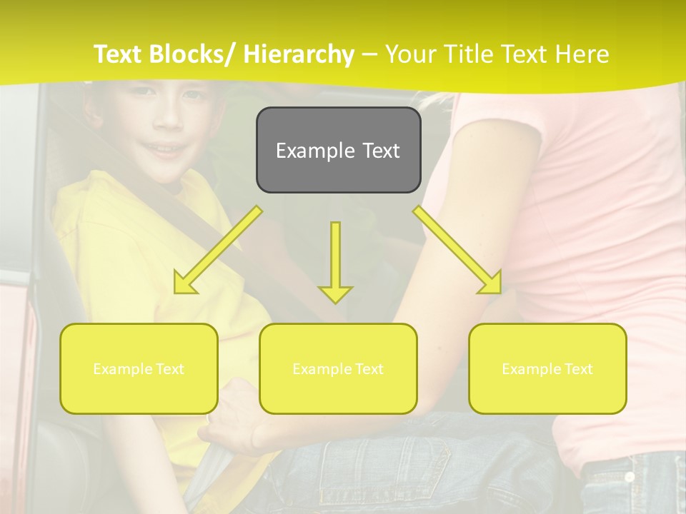 Mom Caucasian Portrait PowerPoint Template