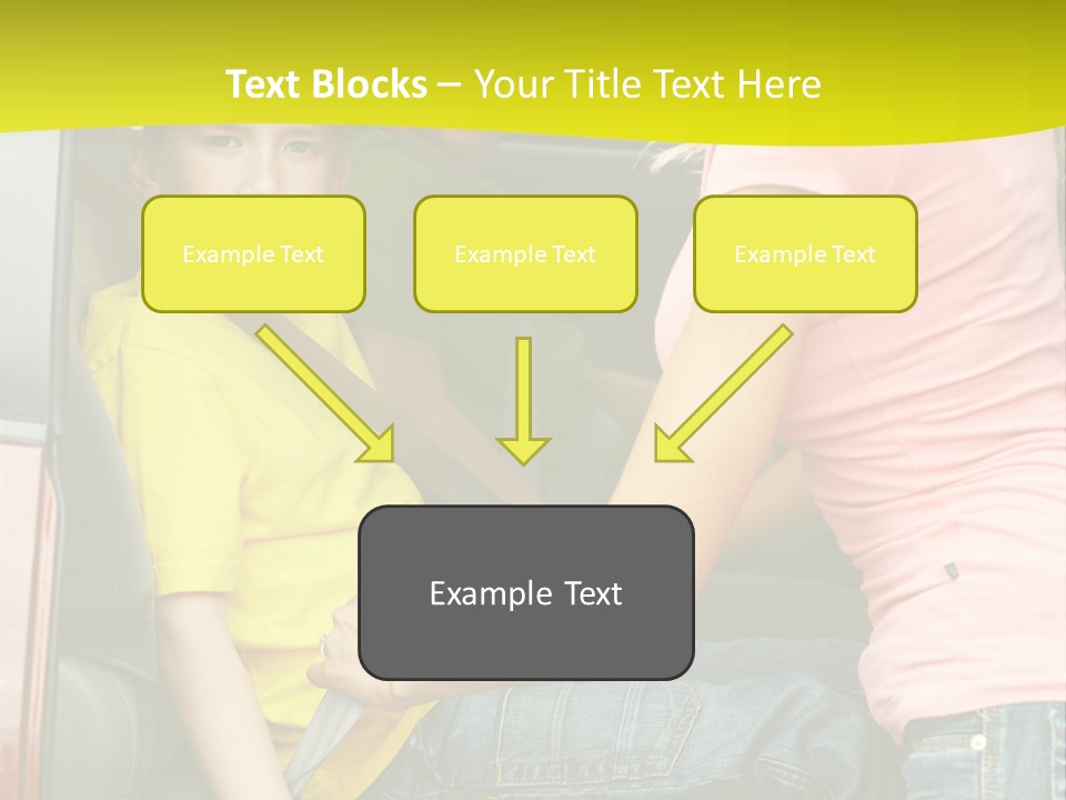 Mom Caucasian Portrait PowerPoint Template