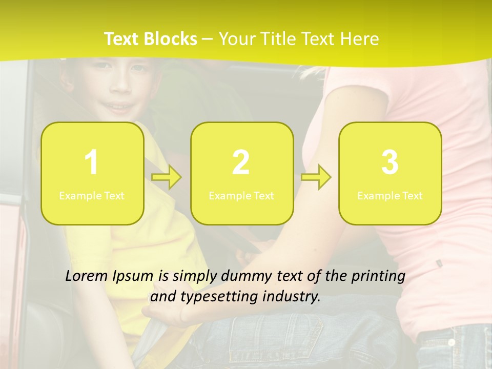 Mom Caucasian Portrait PowerPoint Template