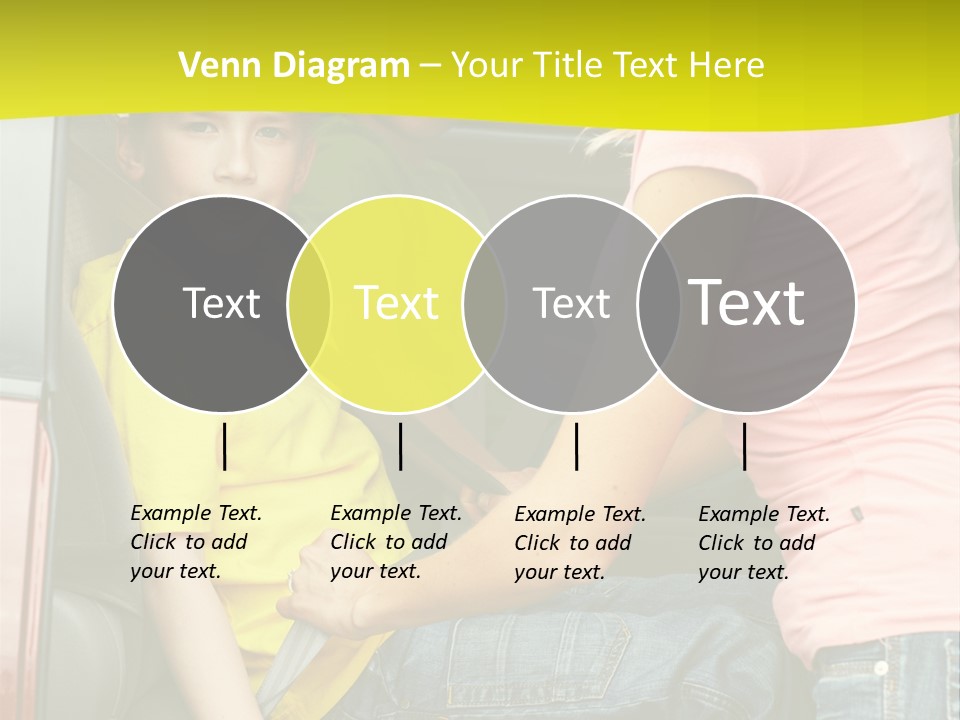 Mom Caucasian Portrait PowerPoint Template