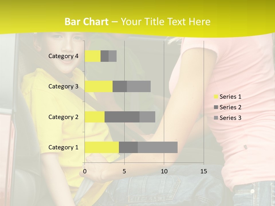 Mom Caucasian Portrait PowerPoint Template