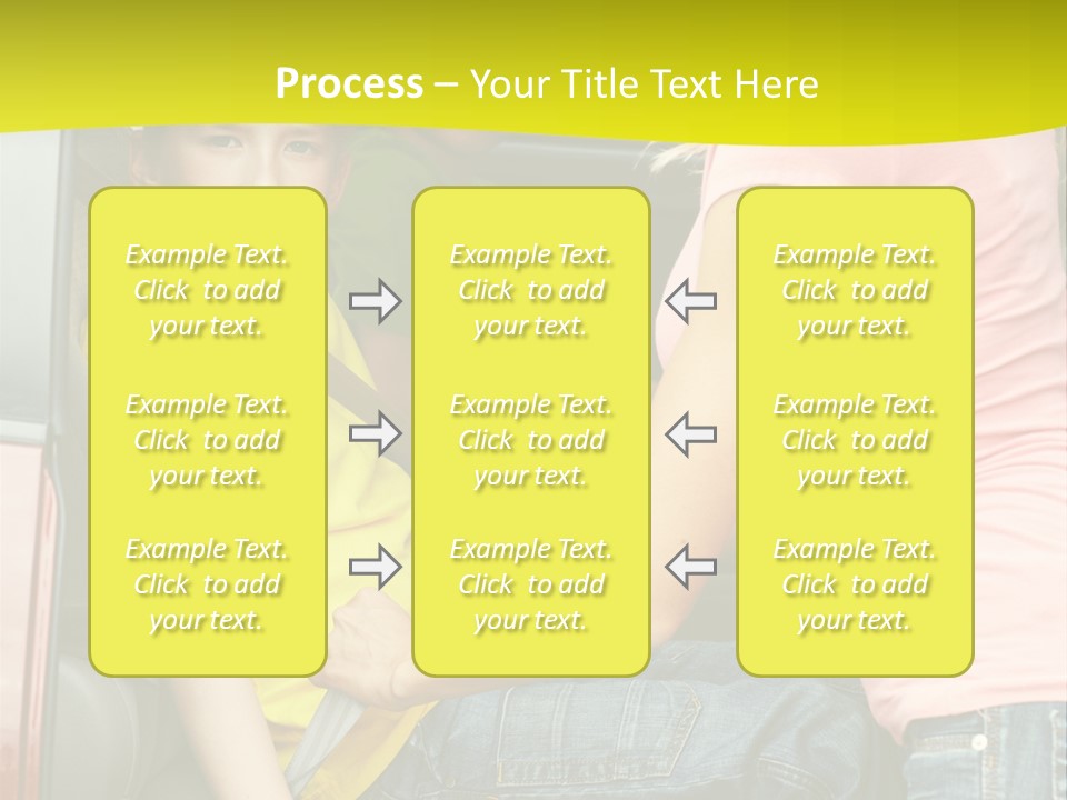 Mom Caucasian Portrait PowerPoint Template