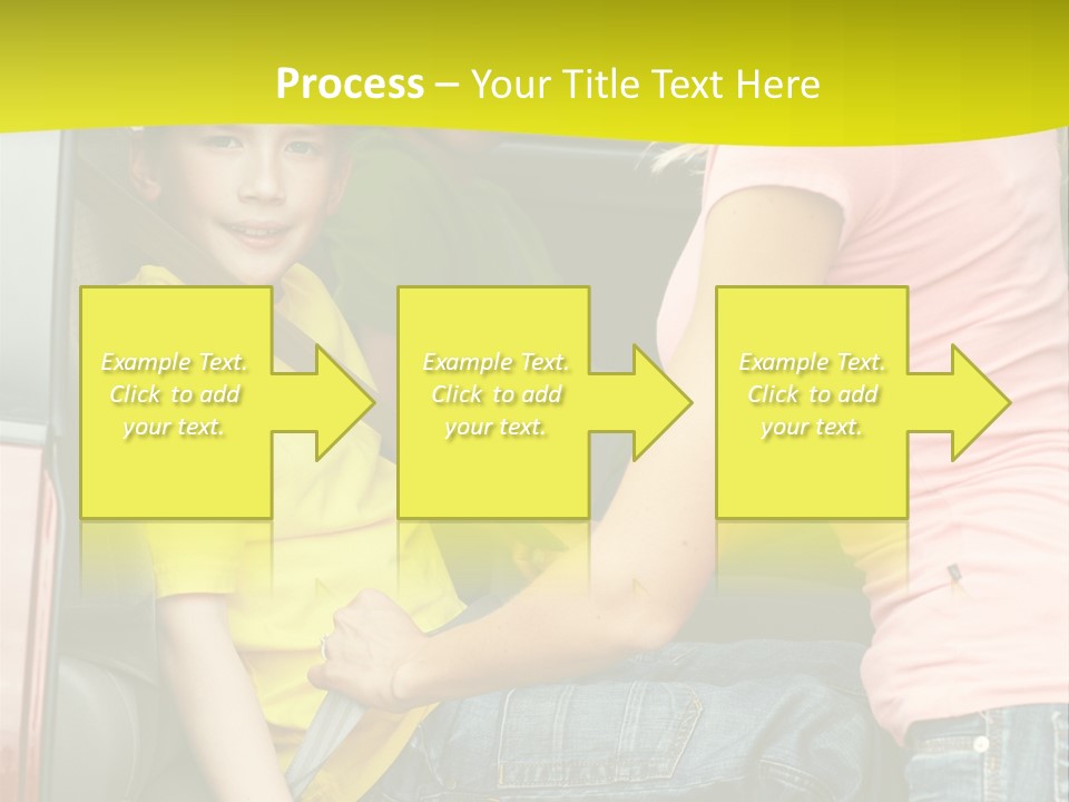 Mom Caucasian Portrait PowerPoint Template