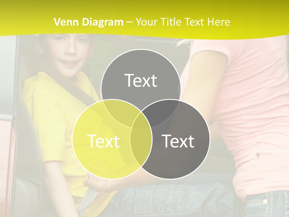 Mom Caucasian Portrait PowerPoint Template