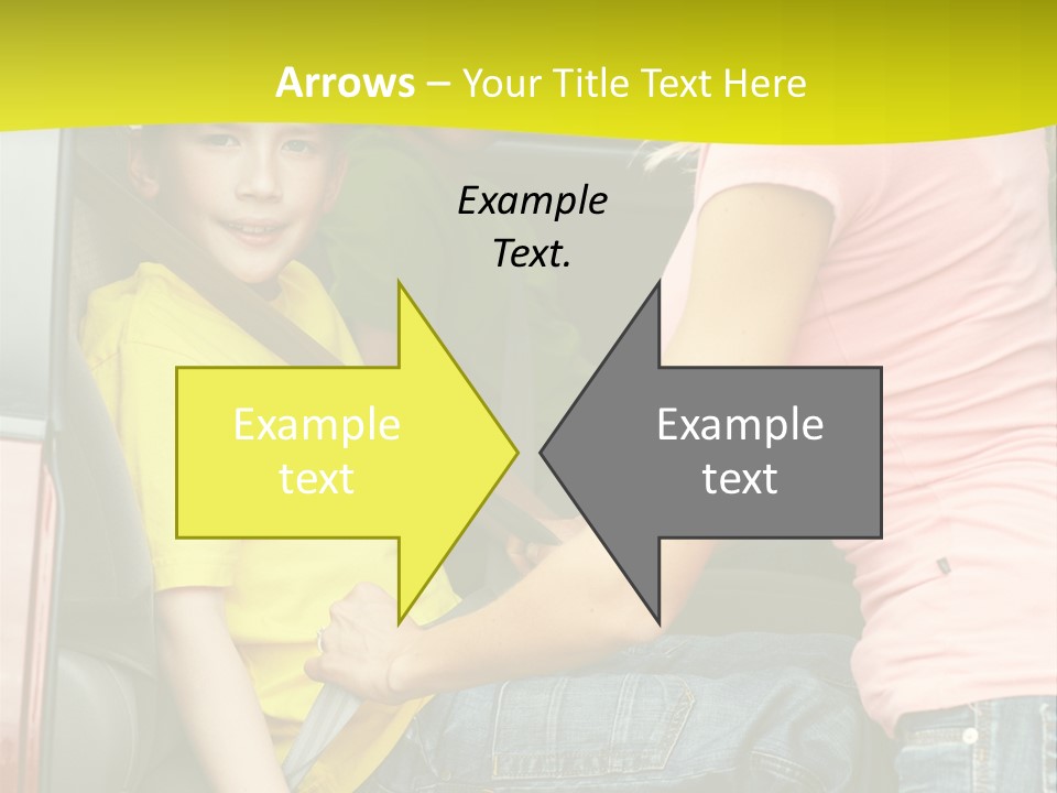 Mom Caucasian Portrait PowerPoint Template