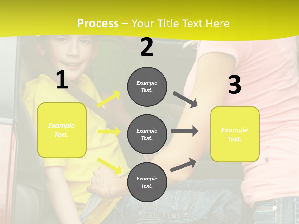 Mom Caucasian Portrait PowerPoint Template