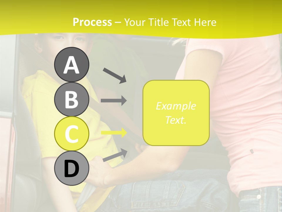 Mom Caucasian Portrait PowerPoint Template