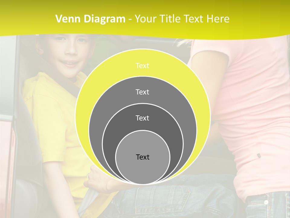 Mom Caucasian Portrait PowerPoint Template