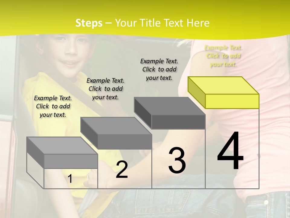 Mom Caucasian Portrait PowerPoint Template