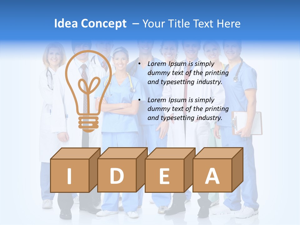 Professional Healthy Job PowerPoint Template