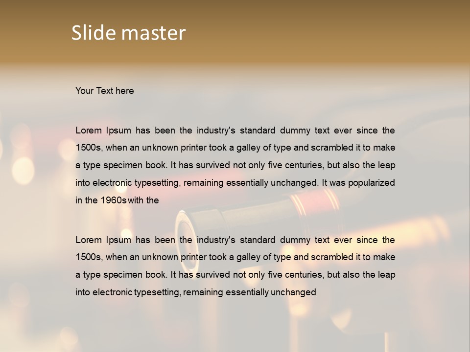 Store Flavor Industrial PowerPoint Template