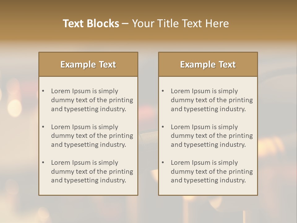 Store Flavor Industrial PowerPoint Template