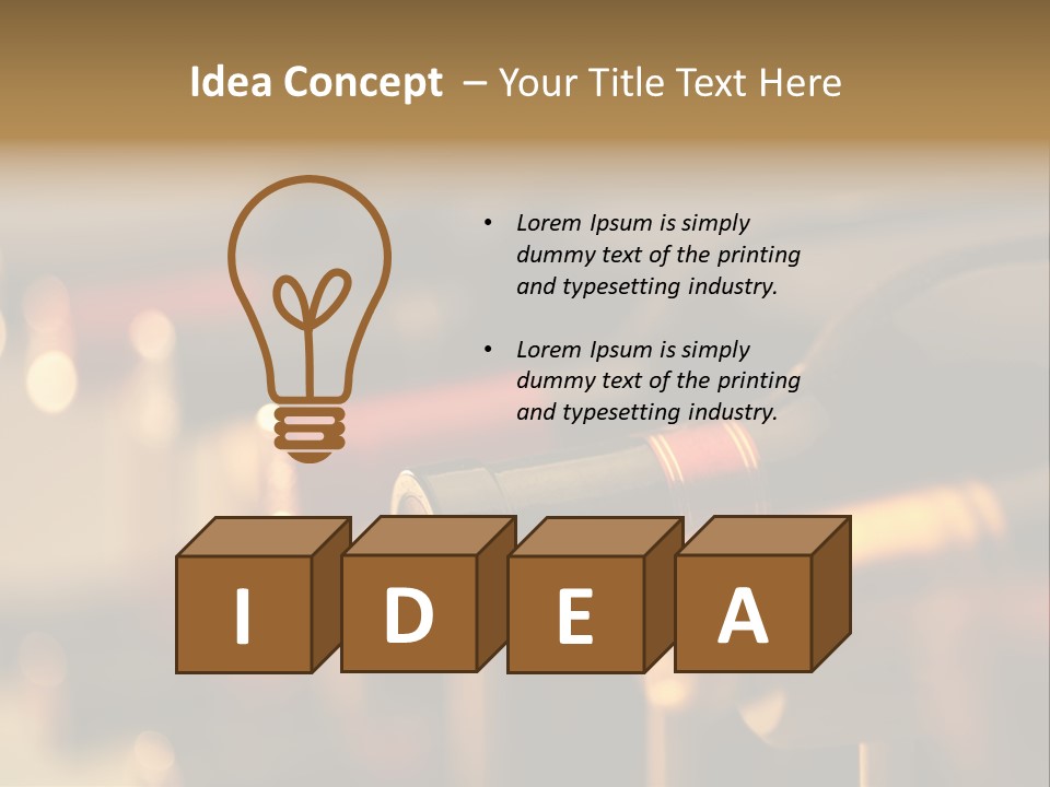 Store Flavor Industrial PowerPoint Template