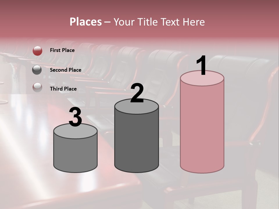 Modern Executive Table PowerPoint Template