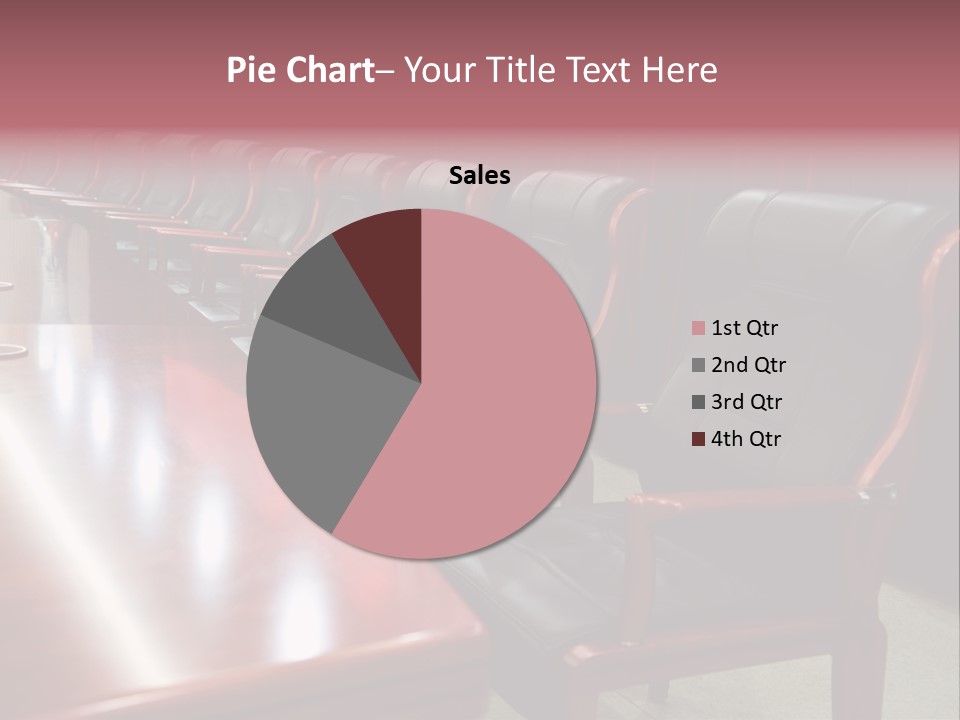 Modern Executive Table PowerPoint Template