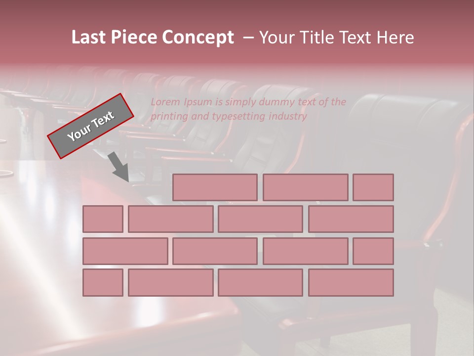 Modern Executive Table PowerPoint Template