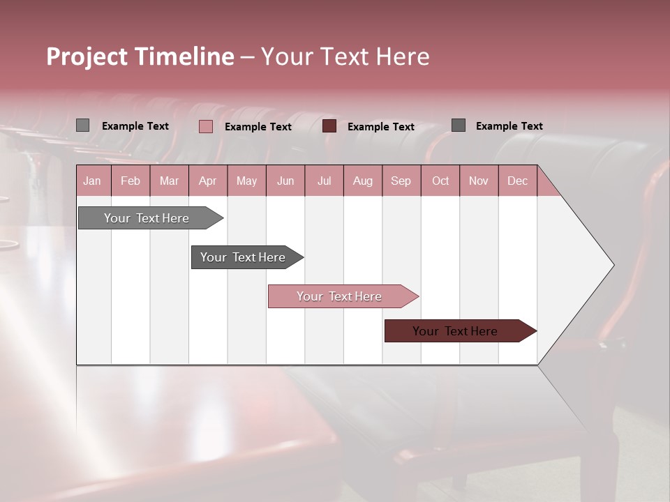 Modern Executive Table PowerPoint Template