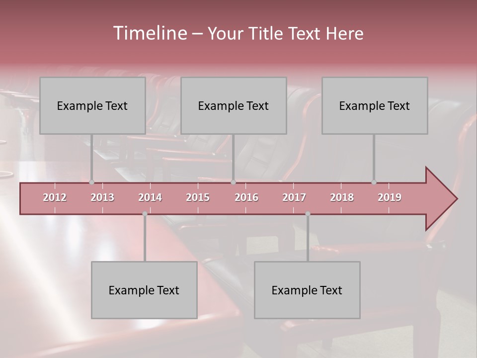 Modern Executive Table PowerPoint Template