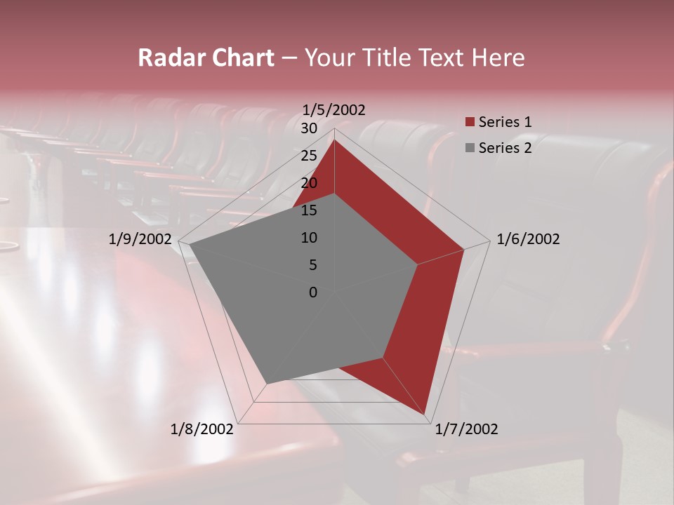 Modern Executive Table PowerPoint Template