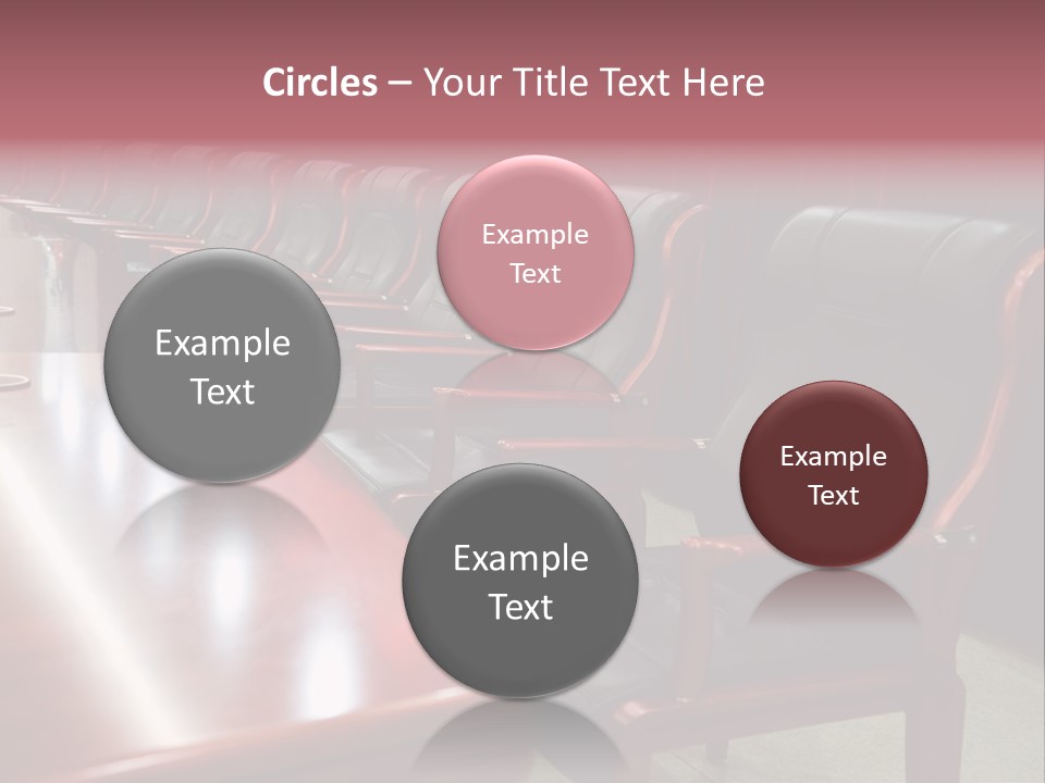 Modern Executive Table PowerPoint Template