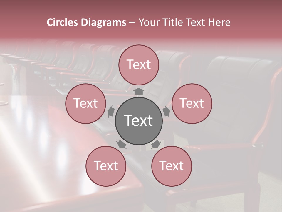 Modern Executive Table PowerPoint Template