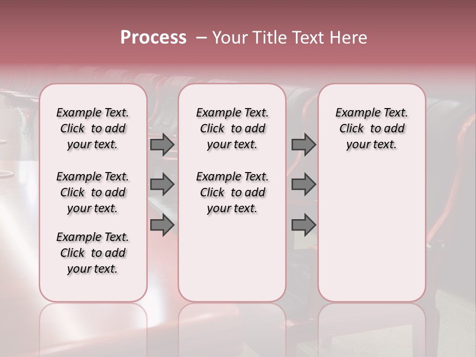 Modern Executive Table PowerPoint Template