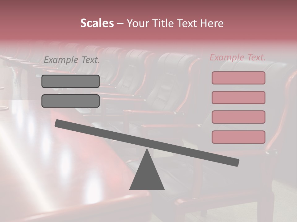 Modern Executive Table PowerPoint Template