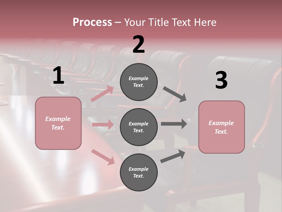 Modern Executive Table PowerPoint Template