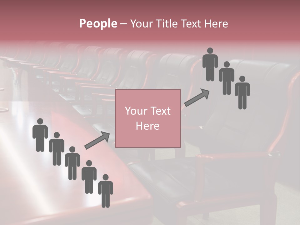 Modern Executive Table PowerPoint Template