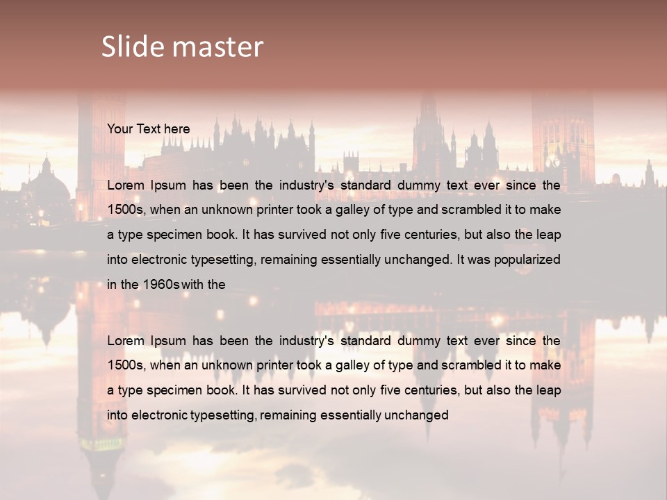 Urban Kingdom Tall PowerPoint Template