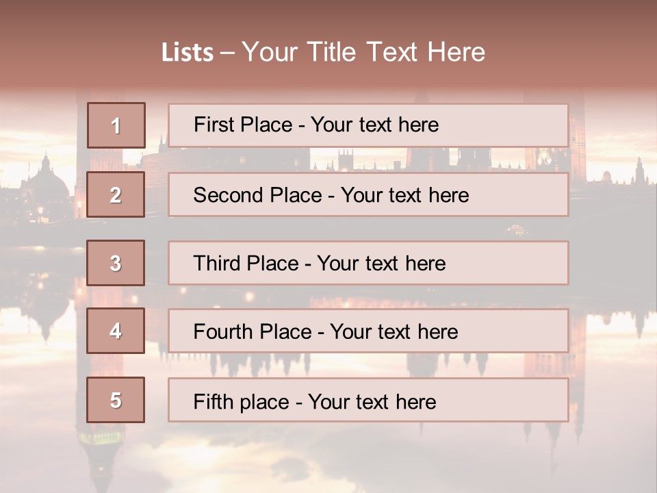 Urban Kingdom Tall PowerPoint Template