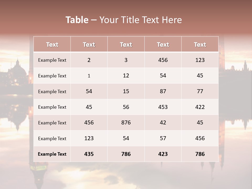 Urban Kingdom Tall PowerPoint Template