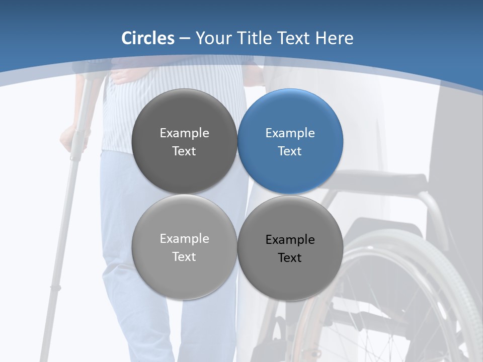 Disability Doctor Caucasian PowerPoint Template