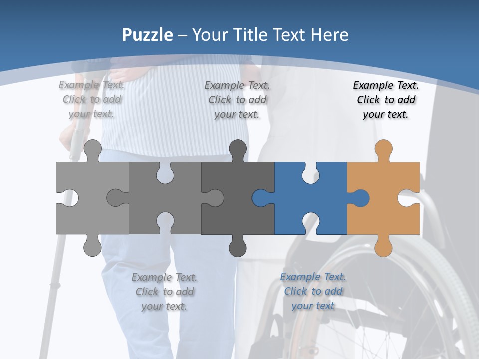 Disability Doctor Caucasian PowerPoint Template