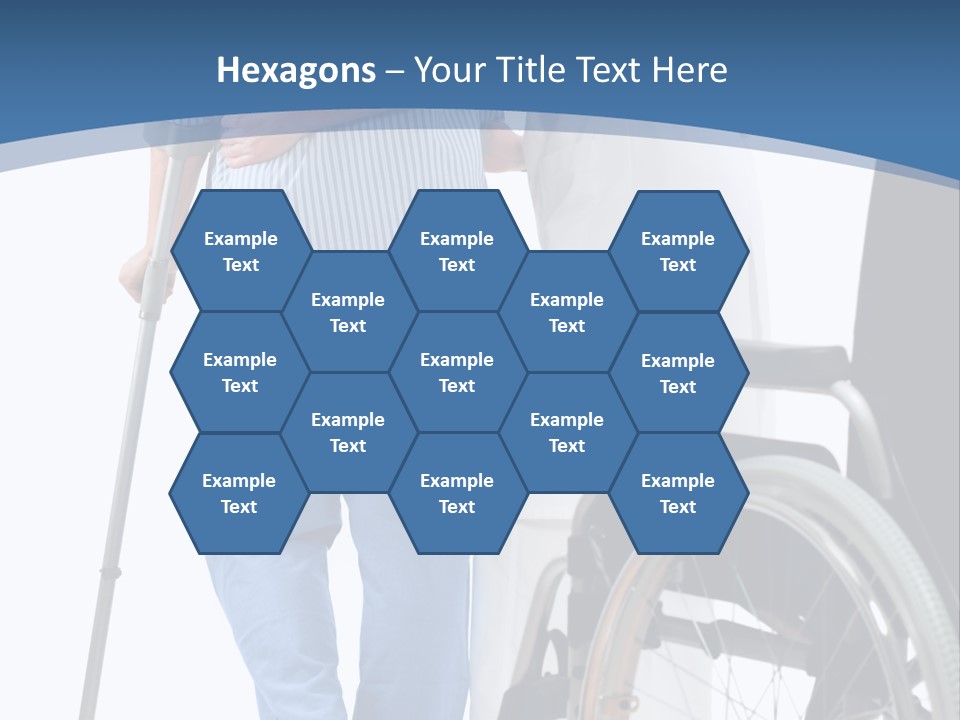 Disability Doctor Caucasian PowerPoint Template