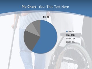 Disability Doctor Caucasian PowerPoint Template