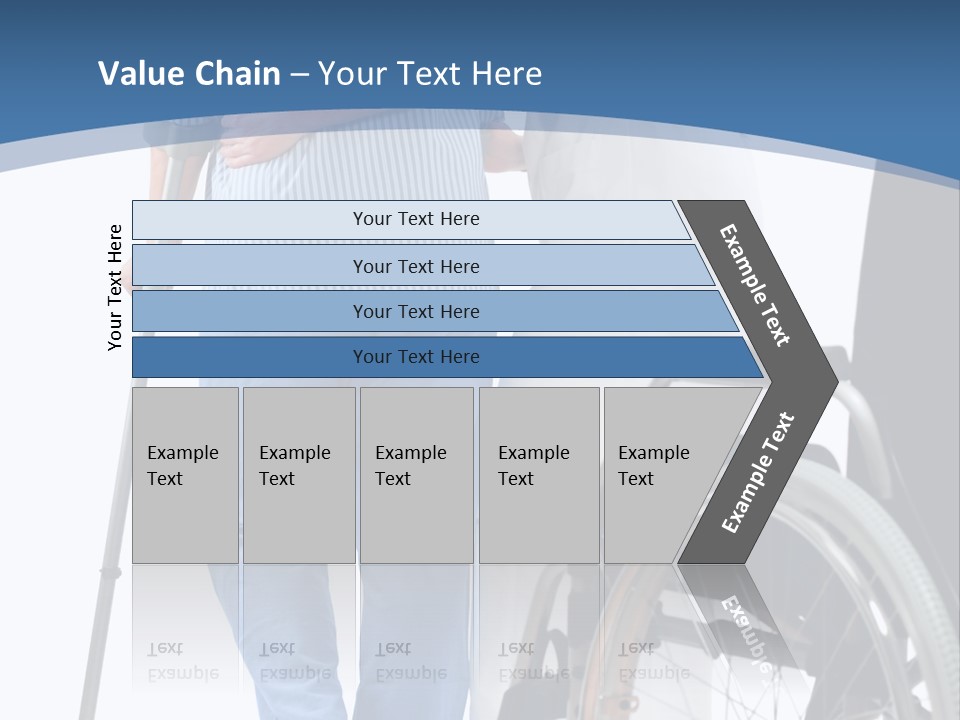Disability Doctor Caucasian PowerPoint Template