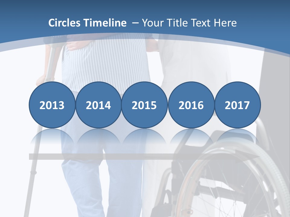 Disability Doctor Caucasian PowerPoint Template