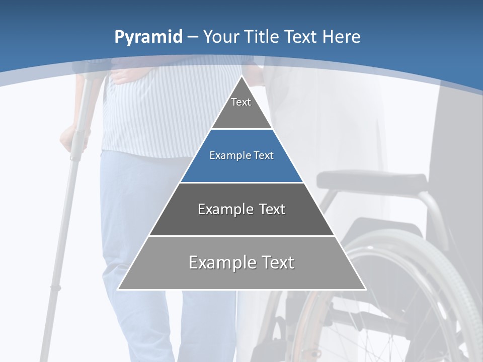 Disability Doctor Caucasian PowerPoint Template