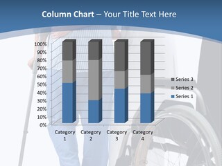 Disability Doctor Caucasian PowerPoint Template