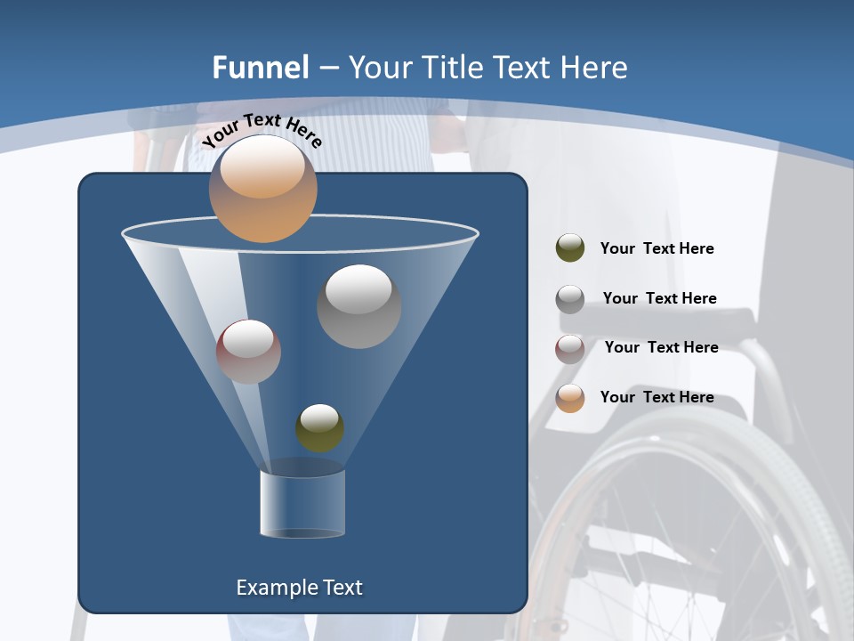 Disability Doctor Caucasian PowerPoint Template