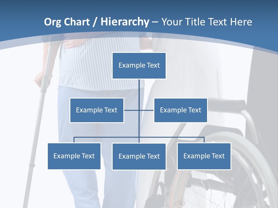 Disability Doctor Caucasian PowerPoint Template