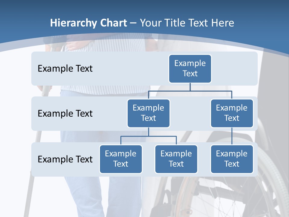 Disability Doctor Caucasian PowerPoint Template